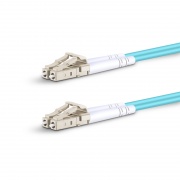 Customized Duplex OM4 Multimode LC/SC/FC/ST/LSH Armored 3.0mm Fiber Optic Patch Cable This picture is about AM-OM4XXDX.