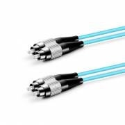 Customized Duplex OM4 Multimode LC/SC/FC/ST/LSH Armored 3.0mm Fiber Optic Patch Cable This picture is about AM-OM4XXDX.