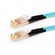Customized Duplex OM4 Multimode LC/SC/FC/ST/LSH Armored 3.0mm Fiber Optic Patch Cable This picture is about AM-OM4XXDX.