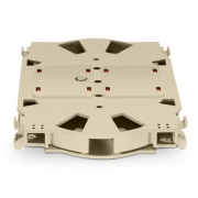 Vassoio per la Giuntura di Fusione delle 12 Fibre, Plastica, 0.69"x6.42"x3.96" Questa immagine riguarda CC-12F-FS.