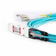 Customized 40G QSFP+ to 4 Duplex LC Active Optical Breakout Cable This picture is about QSFP-40G-4LCAOxxx.