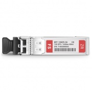 Extreme Networks 10GB-ZR-SFPP Compatible 10GBASE-ZR SFP+ 1550nm 80km DOM Duplex LC/UPC SMF Optical Transceiver Module This picture is about SFP-10GZR-55.