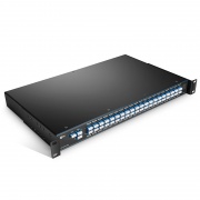Mux Demux DWDM à 40 Canaux C21-C60 Double Fibre 100GHz, avec Port 1310nm et Port Moniteur, Montage en Rack 1U, IL Typique de 3,5dB, LC/UPC Cette image concerne .