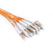 Customized 24 Fibers OM1/OM2 Multimode LC/SC/FC/ST/LSH Indoor Tight-Buffered Multi-Fiber Breakout Cable This picture is about ID-MMFXX24F.