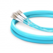 24 Fiber OM4 Indoor Multifiber Pre-Terminated Cable - FS.com