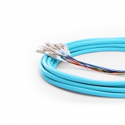 24 Fiber OM4 Indoor Multifiber Pre-Terminated Cable - FS.com