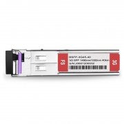 3Gb/s MSA BiDi SFP 1490nm-TX/1550nm-RX 40km DOM Simplex LC SMF Video Pathological Patterns Optical Transceiver Module for SD/HD/3G-SDI This picture is about BSFP-3G45-40.