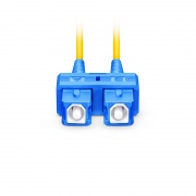 LWL-Patchkabel, 1m (3ft) SC UPC auf SC UPC Duplex OS2 Singlemode PVC (OFNR) 2.0mm Dieses Bild handelt von SMSCDX.