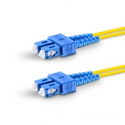 LWL-Patchkabel, 1m (3ft) SC UPC auf SC UPC Duplex OS2 Singlemode PVC (OFNR) 2.0mm Dieses Bild handelt von SMSCDX.