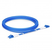 3m (10ft) Armored Fiber Patch Cable, 2 Fibers, LC UPC Duplex to LC UPC Duplex, Single Mode (OS2), Riser (OFCR), 3.0mm, Blue This picture is about .