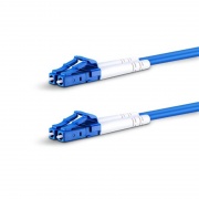 1m (3ft) Armored Fiber Patch Cable, 2 Fibers, LC UPC Duplex to LC UPC Duplex, Single Mode (OS2), Riser (OFCR), 3.0mm, Blue This picture is about AM-OS2LCDX.
