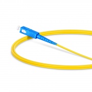 LWL-Patchkabel, 1m (3ft) SC UPC auf SC UPC Simplex OS2 Singlemode PVC (OFNR) 2.0mm Dieses Bild handelt von SMSCSX.