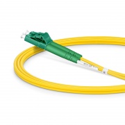 LWL-Patchkabel, 1m (3ft) LC APC auf LC APC Duplex OS2 Singlemode PVC (OFNR) 2.0mm Dieses Bild handelt von SMLCDX.