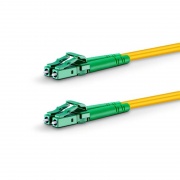 LWL-Patchkabel, 1m (3ft) LC APC auf LC APC Duplex OS2 Singlemode PVC (OFNR) 2.0mm Dieses Bild handelt von SMLCDX.