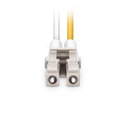 1m (3ft) Cavo Patch in Fibra, LC UPC a LC UPC, Duplex, 2 Fibre, Multimodale (OM3), Riser (OFNR), 2.0mm, Tampone Stretto, Acqua Questa immagine riguarda OM3LCDX.