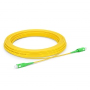CONBIC Cavo Ottico LC APC-SC APC 0,5m Simplex OS2 Giallo - Fibra 9/125 Per Reti Veloci