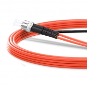 1m (3ft) LC to ST OM2 Mode Conditioning Riser (OFNR) Fiber Optic Patch Cable This picture is about MC-LCE-ST-OM2-1M.