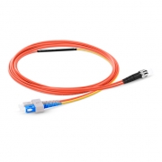 3m (10ft) SC to ST OM2 Mode Conditioning Riser (OFNR) Fiber Optic Patch Cable This picture is about MC-SCE-ST-OM2-3M.