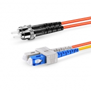 3m (10ft) SC to ST OM2 Mode Conditioning Riser (OFNR) Fiber Optic Patch Cable This picture is about MC-SCE-ST-OM2-3M.