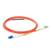 2m (7ft) LC to LC OM1 Mode Conditioning Riser (OFNR) Fiber Optic Patch Cable This picture is about MC-LCE-LC-OM1-2M.