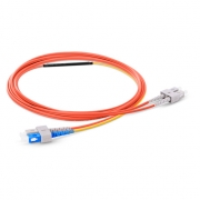 1m (3ft) SC to SC OM1 Mode Conditioning Riser (OFNR) Fiber Optic Patch Cable This picture is about MC-SCE-SC-OM1-1M.