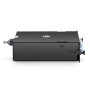 Cassette FHD® MTP®-LC, OS2 Monomode, Type A, 12 Fibres, MTP®-12 (Mâle) vers 6 x LC Duplex (Bleu), 0,35 dB Max. Cette image concerne FHD-1MTP6LCDOS2A.