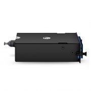 FHD™ MTP®-SCカセット、OS2シングルモード、タイプA、12芯、MTP®-12(オス)- 6 x SCデュプレックス(ブルー)、0.35dB最大IL この写真はFHD-1MTP6SCDOS2Aに関するものです。