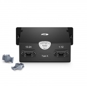 Cassette FHD® MTP®-LC, OM4 Multimode, Type A, 24 Fibres, 2 x MTP®-12 (Mâle) vers 12 x LC Duplex (Aqua), 0,35 dB Max. Cette image concerne FHD-2MTP12LCDOM4A.