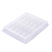 Plastic Packaging Clamshell Box for 10-count SFP SFP+ transceiver This picture is about PB-1.