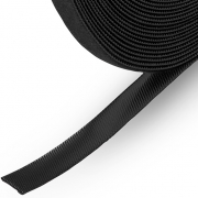 25m/Rol 1000in.L x 0.48in.B Klittenband Herbruikbare Kabelbinders-Zwart Deze afbeelding gaat over CMCT-1000BBBK.