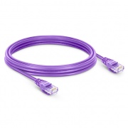 49ft (15m) Cat5e Snagless Unshielded (UTP) PVC Ethernet Network Patch Cable, Purple This picture is about C5EUTPSGPVC.