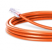 33ft (10m) Cat5e Non-booted Unshielded (UTP) PVC Ethernet Network Patch Cable, Orange This picture is about C5EUTPNBPVC.