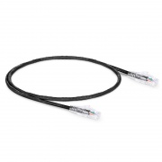 1ft (0.3m) Cat5e Snagless Unshielded (UTP) PVC CM Ethernet Patch Cable, Black This picture is about C5EUTPSGPVC.