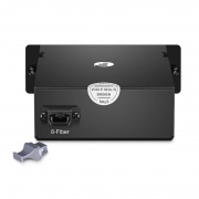 FHD™ MTP®-LCカセット、OS2シングルモード、ユニバーサル、8芯、MTP®-8(オス)- 4 x LCデュプレックス(ブルー)、0.35dB最大IL この写真はFHD-1MTP4LCDOS2Uに関するものです。