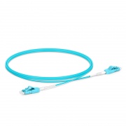 1m (3ft) LC UPC to LC UPC Uniboot Duplex OM4 Multimode Riser (OFNR) 2.0mm BIF Fiber Optic Patch Cable This picture is about 2.