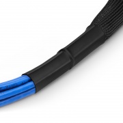 7m (23ft) 6 Jack to 6 Jack Cat6 Unshielded (UTP) PVC CMR Blue Pre-Terminated Copper Trunk Cable This picture is about C6UTP6JJ.