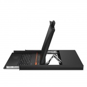 8-Port Cat5 1U Rack-Mount KVM Over IP Switch with 19" LED, 8 x RJ45 to VGA Interface Modules Included This picture is about KVM-080219IP.