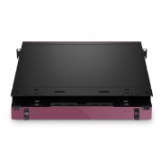 FHD® High Density 1U Rack Mount Enclosure Unloaded, Sliding Drawer, Holds up to 4 x FHD® Cassettes, Panels, or Splice Trays, 144 Fibers (LC) This picture is about FHD-1UFCE.