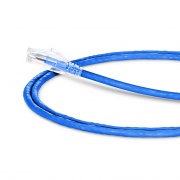 1.2m Cat6六類網絡跳線 24AWG 無卡扣 非屏蔽(UTP) PVC CM,藍色 這張圖片是關於C6UTPSGPVC.