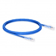 2.4m Cat6六類網絡跳線 24AWG 無卡扣 非屏蔽(UTP) PVC CM,藍色 這張圖片是關於C6UTPSGPVC.