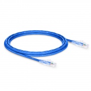 3m Cat6六類網絡跳線 24AWG 無卡扣 非屏蔽(UTP) PVC CM,藍色 這張圖片是關於C6UTPSGPVC.