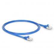 Customized Cat5e Snagless Shielded (F/UTP) PVC CM Ethernet Patch Cable This picture is about C5EFTPSGPVC-PC.