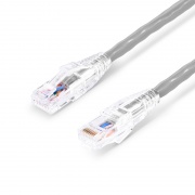 1.8m Cat6六類網絡跳線 24AWG 無卡扣 非屏蔽(UTP) PVC CM,灰色 這張圖片是關於C6UTPSGPVC.