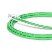 3.7m Cat6六類網絡跳線 24AWG 無卡扣 非屏蔽(UTP) PVC CM,綠色 這張圖片是關於C6UTPSGPVC.