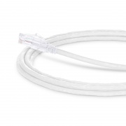 3.7m Cat6六類網絡跳線 24AWG 無卡扣 非屏蔽(UTP) PVC CM,白色 這張圖片是關於C6UTPSGPVC.