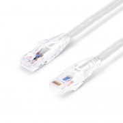 3.7m Cat6六類網絡跳線 24AWG 無卡扣 非屏蔽(UTP) PVC CM,白色 這張圖片是關於C6UTPSGPVC.