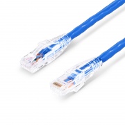 1.2m Cat6六類網絡跳線 24AWG 無卡扣 非屏蔽(UTP) PVC CM,藍色 這張圖片是關於C6UTPSGPVC.