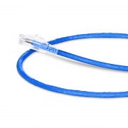 1ft (0.3m) Cat5e Snagless Unshielded (UTP) PVC CM Ethernet Patch Cable, Blue This picture is about C5EUTPSGPVC.