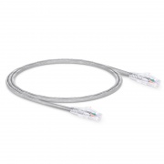 0.9m Cat6六類網絡跳線 24AWG 無卡扣 非屏蔽(UTP) PVC CM,灰色 這張圖片是關於C6UTPSGPVC.