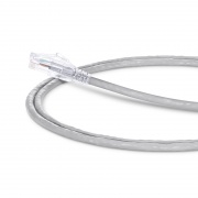 0.9m Cat6六類網絡跳線 24AWG 無卡扣 非屏蔽(UTP) PVC CM,灰色 這張圖片是關於C6UTPSGPVC.